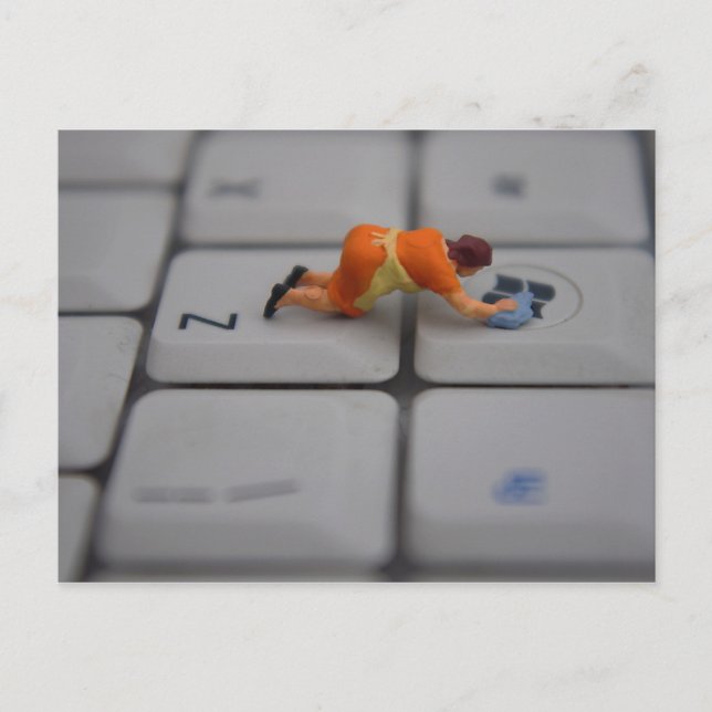 Städning Windows Vykort (Framsida)