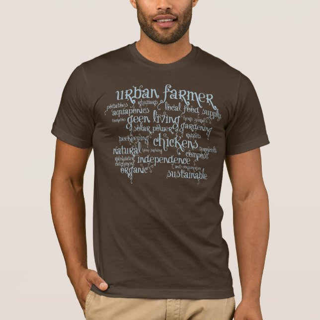 Stads- bonde tee shirt (Framsida)