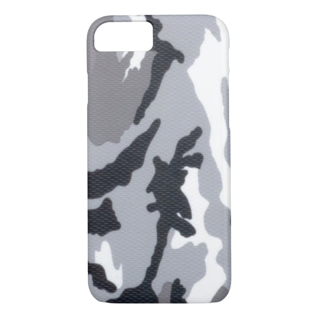 Stads- Camo grå iPhone 7 Case-Mate iPhone Skal (Baksida)