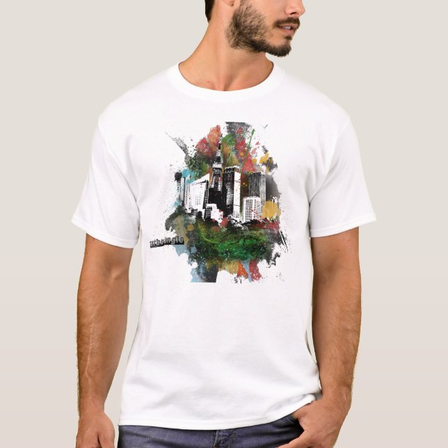 Stads- djungel tee (Framsida)