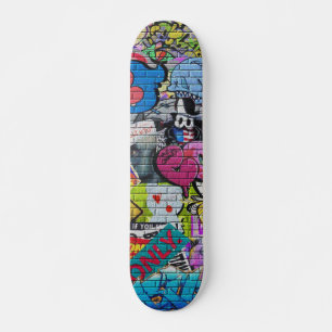 Stads- för grafittiPopsicle för tunnelbana NYC Mini Skateboard Bräda 18,5 Cm