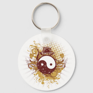 Stads- kant Yin Yang Nyckelring