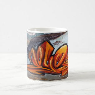 Stads- konstgraffitis kaffemugg