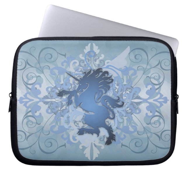 Stads- laptop sleeve för Unicorn för (Framsidan)