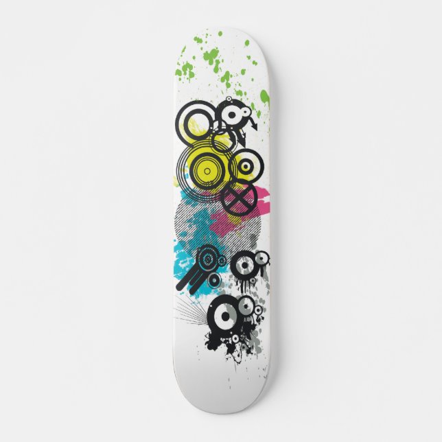 Stads- Splat Skateboard Bräda 21,5 Cm (Framsida)