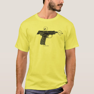 Stads- t-skjorta för rysk Makarov pistolgrafik Tee