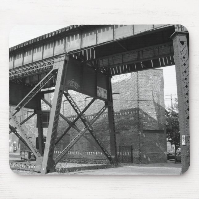 Stads- tågmousepad musmatta (Framsidan)