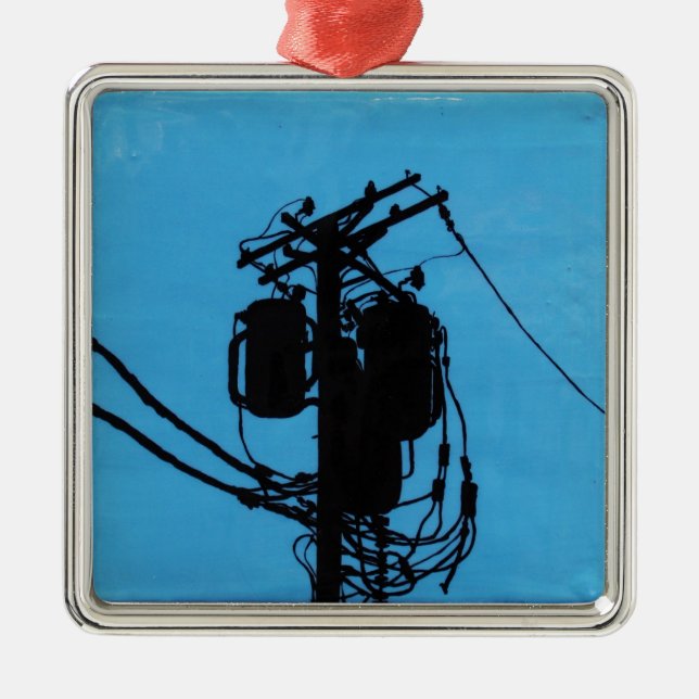 Stads- vaktpostprydnad julgransprydnad metall (Framsidan)