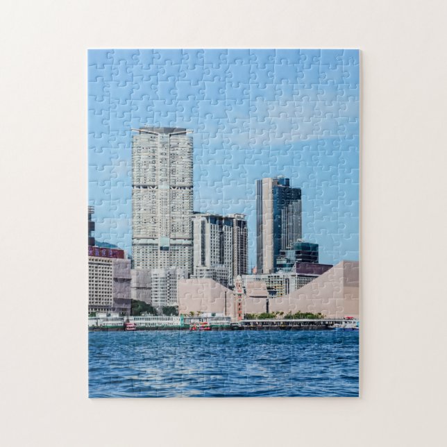 Stadsbild av Hong kong Pussel (Vertikal)