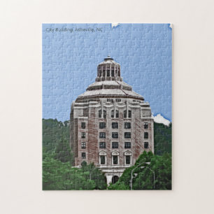 Stadsbyggnad, Asheville, NC Pussel