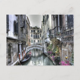 Stadscen i Venedig Postcard Vykort