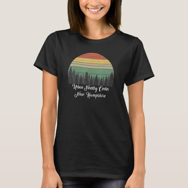 Stadscentrum för skogsbruk t shirt (Framsida)