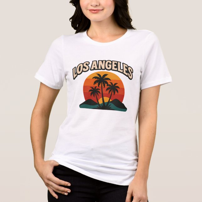 Stadsdrömmar: Los Angeles Flow T Shirt (Framsida)