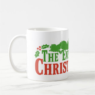 Städsegrön julgran titel kaffemugg