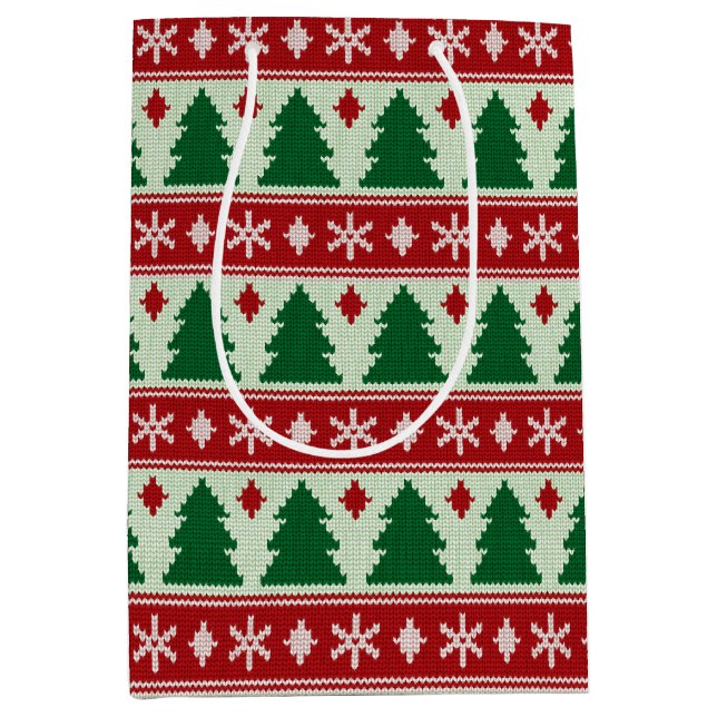 Städsegröna & Snöflingor Stickad (Framsidan)