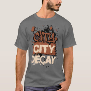 Stadsförfall – Rå Urban Graffiti Streetwear T Shirt