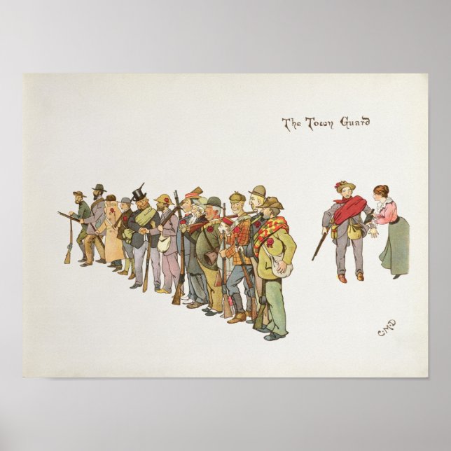 Stadsgardet i Ladysmith Poster (Framsidan)