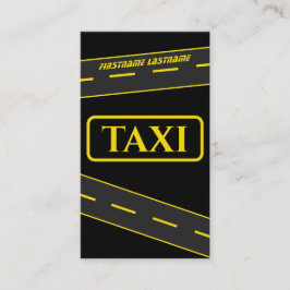 Stadsgarna i taxi för chaufförer i taxi visitkort