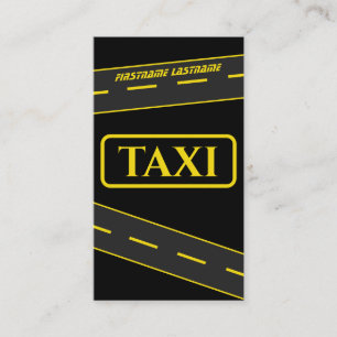 Stadsgarna i taxi för chaufförer i taxi visitkort