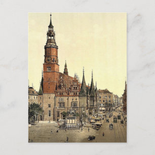 Stadshus, Breslau, Silesia, Tyskland (dvs. Wrocla) Vykort