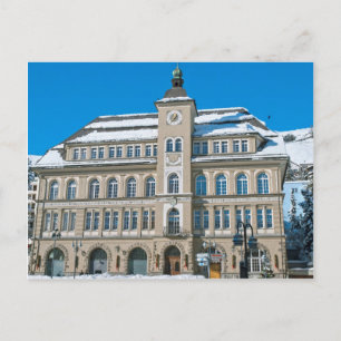 Stadshus i St Moritz, Schweiz Vykort