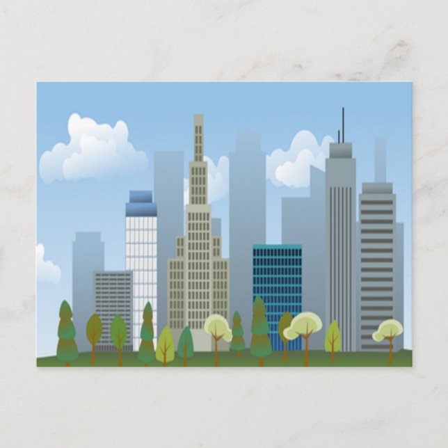 Stadshus vykort (Framsida)