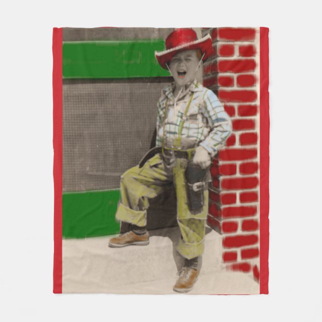 stadshusare fleecefilt (Framsidan)