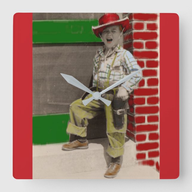 stadshusare fyrkantig klocka (Framsida)