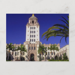 Stadshuset, Beverly Hills, Kalifornien, USA Vykort