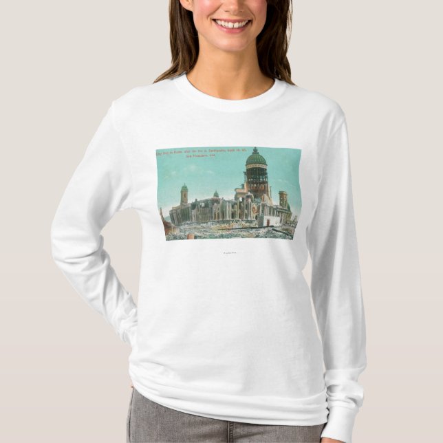 Stadshuset fördärvar in, efter 1906 har avfyrat t-shirt (Framsida)