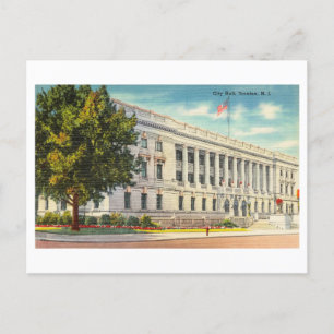 Stadshuset i Trenton, New jersey, Vintage resor Vykort