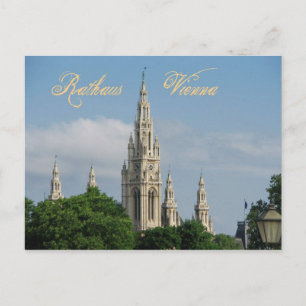 Stadshuset (Rathaus) i Wien (Wien), Österrike Vykort