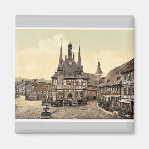 Stadshuset, Wernigerode, Hartz, tyskland sällsynt Magnet