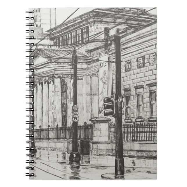 Stadskonstgalleri Manchester. 2007 Anteckningsbok Med Spiral (Framsidan)