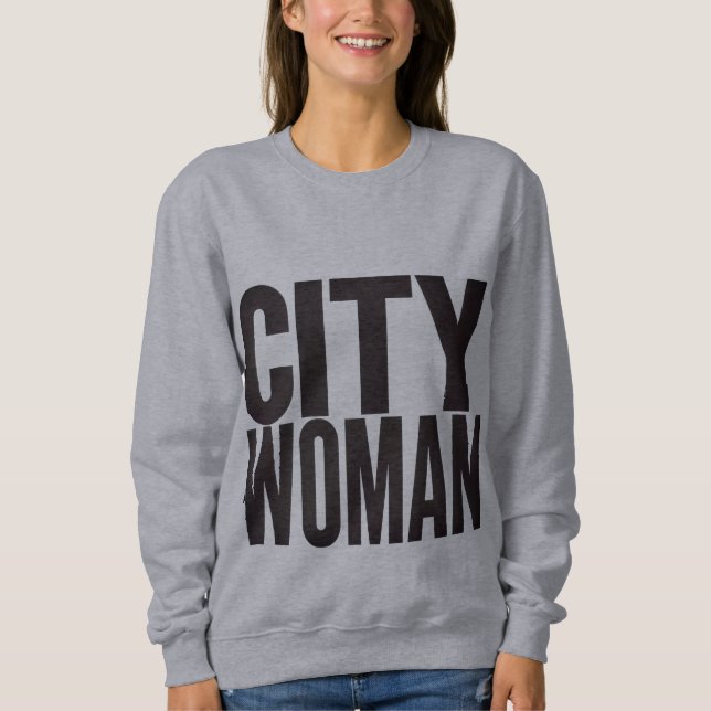 Stadskvinna T Shirt (Framsida)