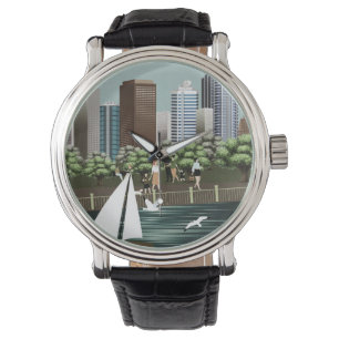 Stadslandskap Armbandsur