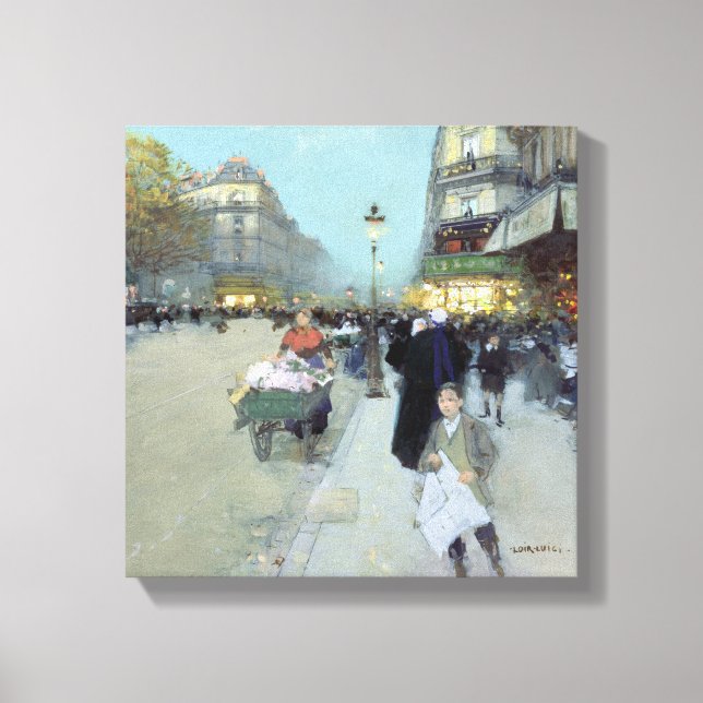 Stadslandskap Canvastryck (Framsida)