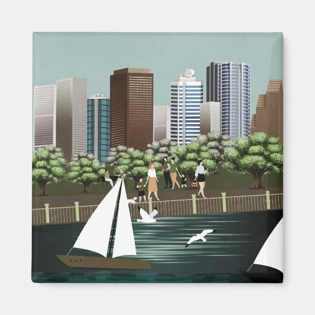 Stadslandskap Magnet (Framsidan)