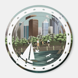 Stadslandskap Magnet