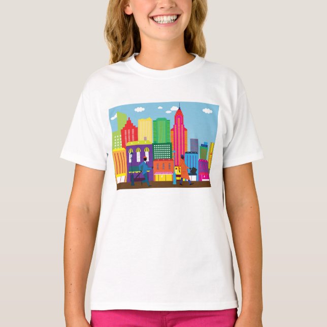Stadslandskap T Shirt (Framsida)