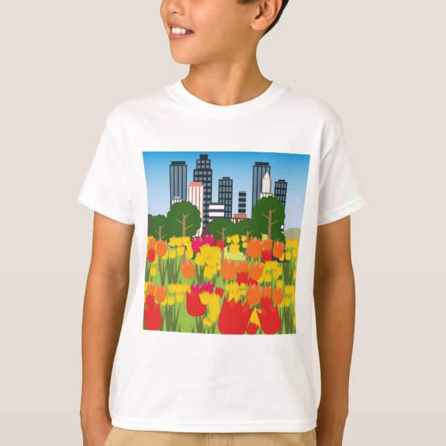 Stadslandskap T Shirt (Framsida)