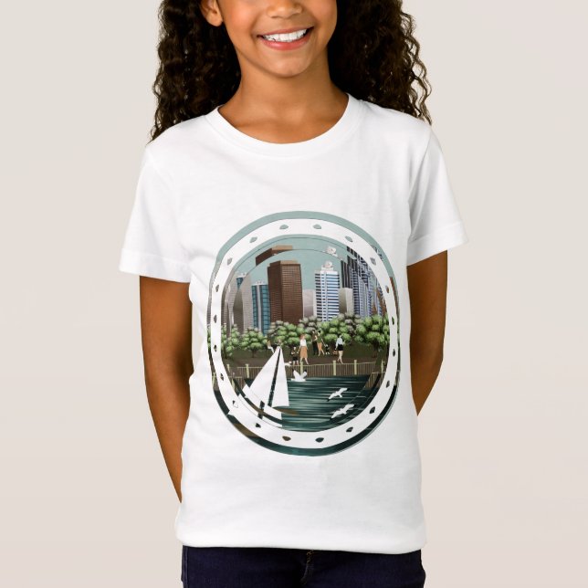 Stadslandskap T Shirt (Framsida)
