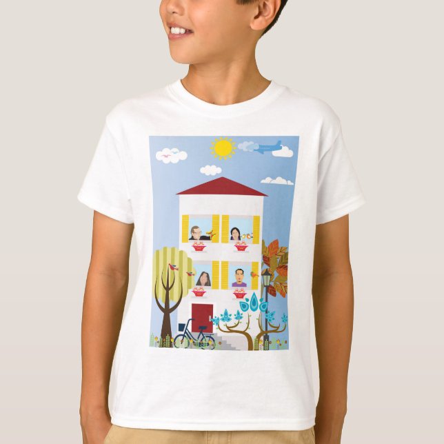 Stadslandskap T Shirt (Framsida)