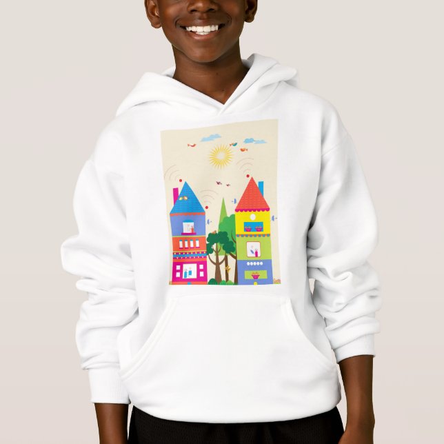 Stadslandskap T Shirt (Framsida)