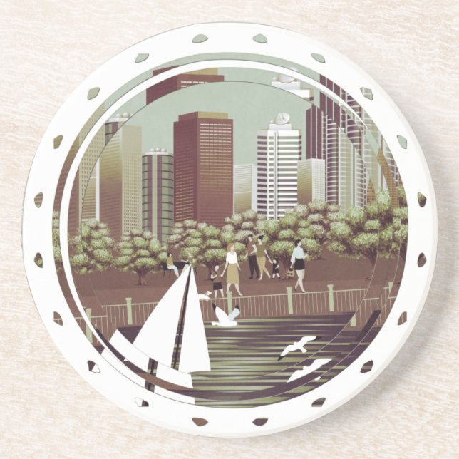 Stadslandskap underlägg (Framsidan)