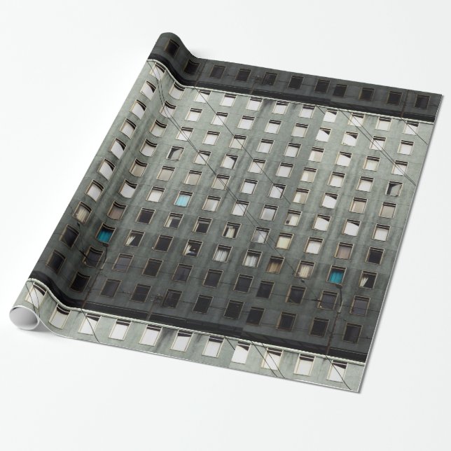 Stadslivgrå färg presentpapper (Utrullad)