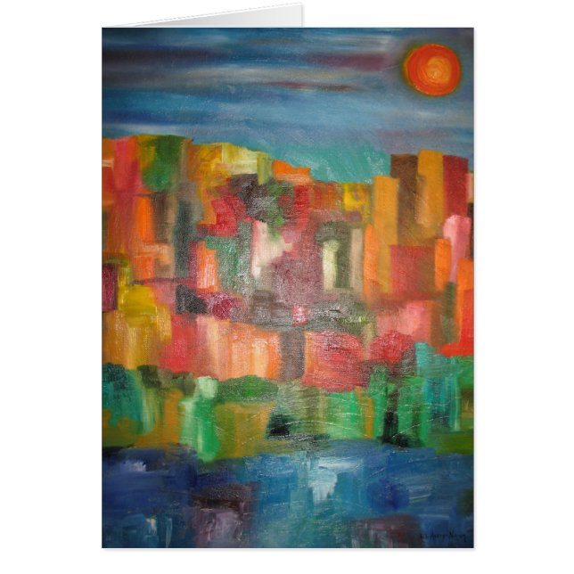 Stadsljus Hälsningskort (Framsidan)