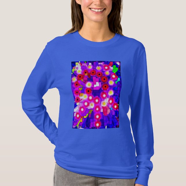 Stadsljus stilfullt trendigt jul t shirt (Framsida)