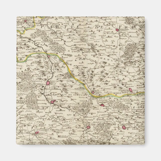 Stadsområden av Tyskland 2 Magnet (Framsidan)