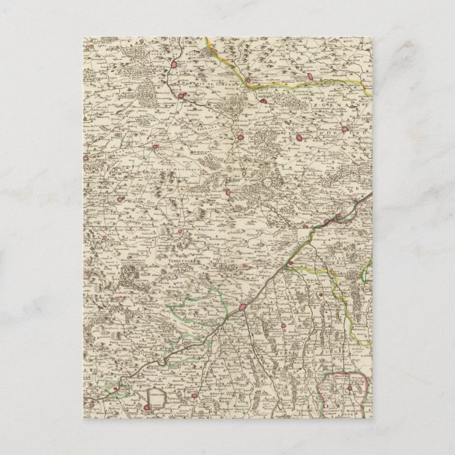 Stadsområden med Tysklanda Vykort (Framsida)